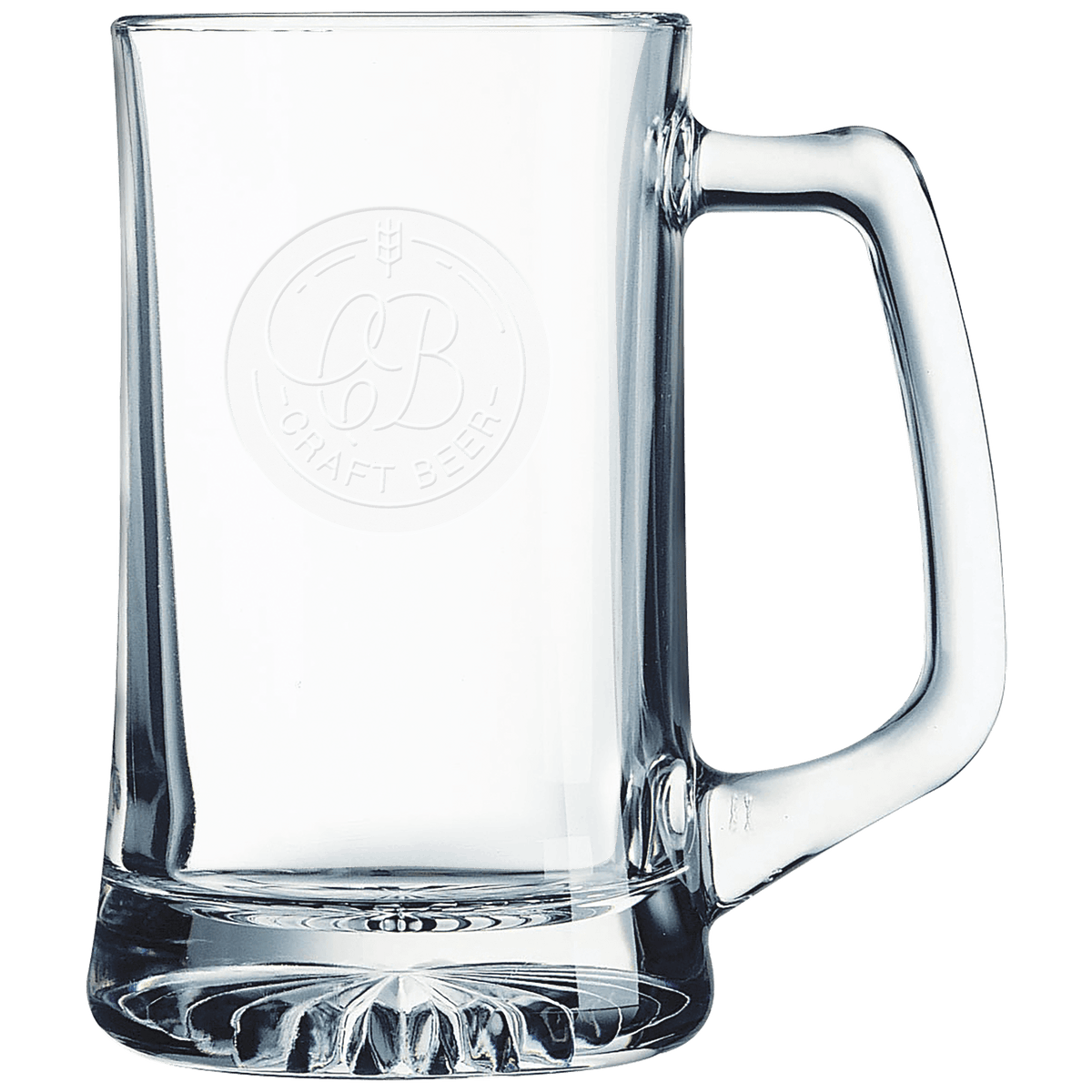 Polar Camel Beer Mug with Handle - 25 / Clear