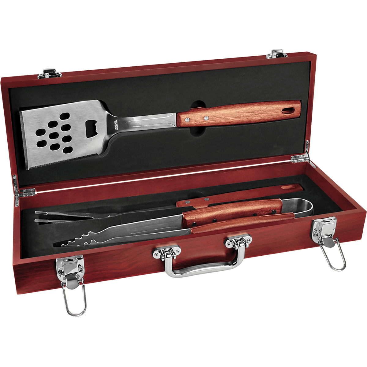 3-piece rosewood BBQ set