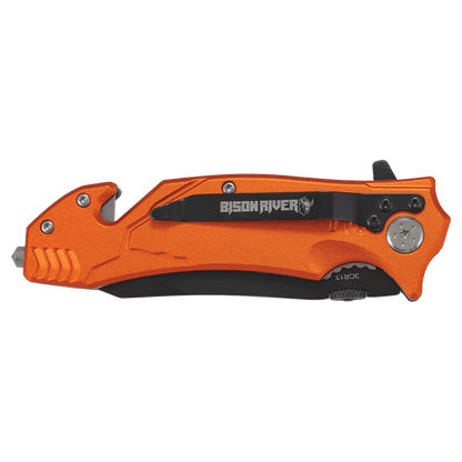 Bison River 4 1/2" Orange Rescue Knife