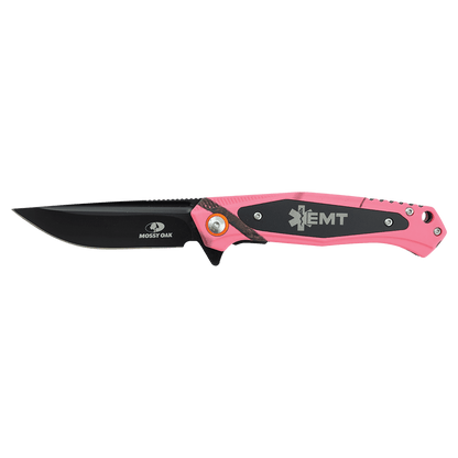 Bison River 4.5" Mossy Oak Pink Camo EDC Knife