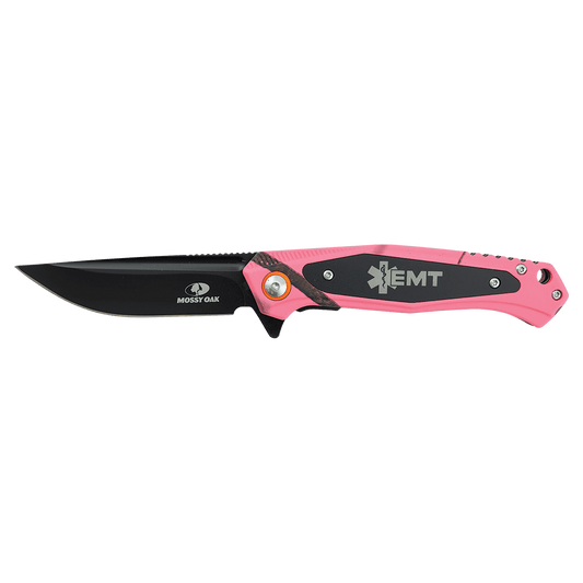 Bison River 4.5" Mossy Oak Pink Camo EDC Knife