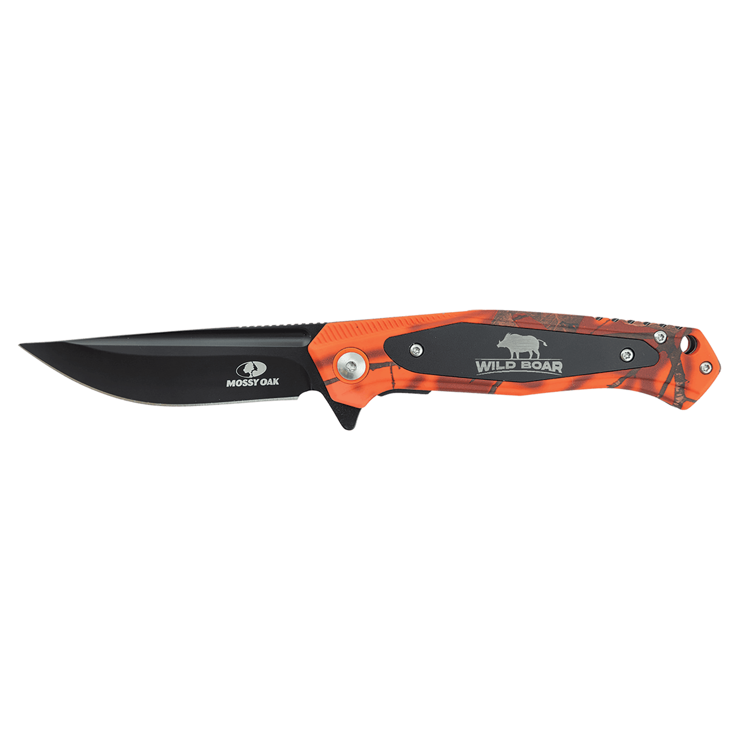 Bison River 4.5" Mossy Oak Orange Camo EDC Knife