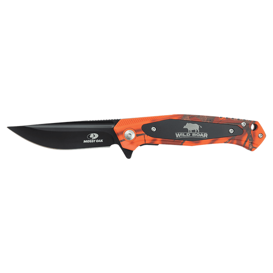 Bison River 4.5" Mossy Oak Orange Camo EDC Knife
