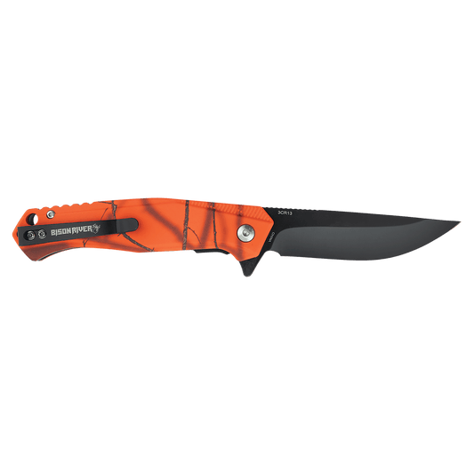 Bison River 4.5" Mossy Oak Orange Camo EDC Knife