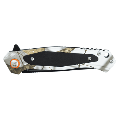 Bison River 4.5" Mossy Oak White Camo EDC Knife