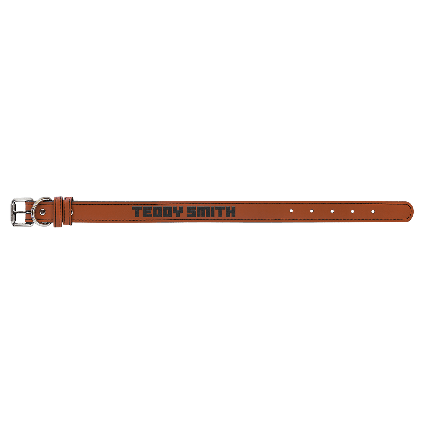 Rawhide Medium 19" x 1" Laserable Leatherette Dog Collar