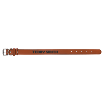 Rawhide Medium 19" x 1" Laserable Leatherette Dog Collar
