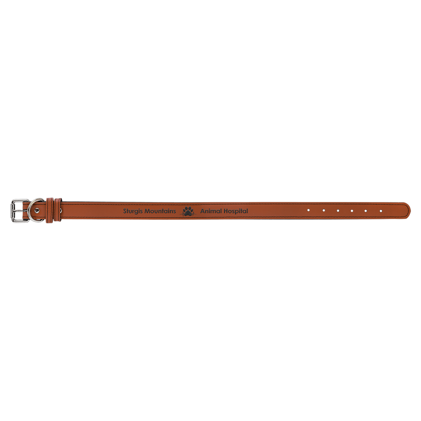 Rawhide Extra Large 27" x 1 1/4" Laserable Leatherette Dog Collar