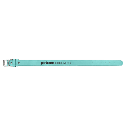Teal Extra Large 27" x 1 1/4" Laserable Leatherette Dog Collar