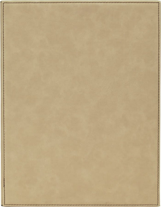 Light Brown 8" x 10" Laserable Leatherette Plaque