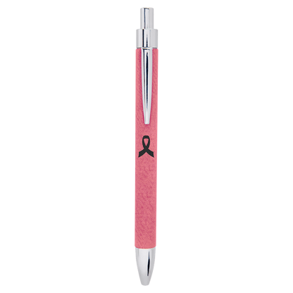 Pink Laserable Leatherette Pen
