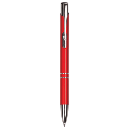 Red with Silver Trim Laserable Pen