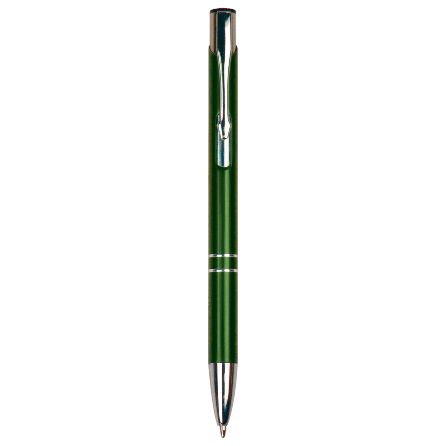 Green with Silver Trim Laserable Pen