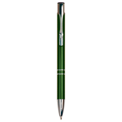 Green with Silver Trim Laserable Pen