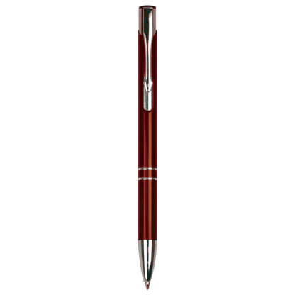 Burgundy with Silver Trim Laserable Pen
