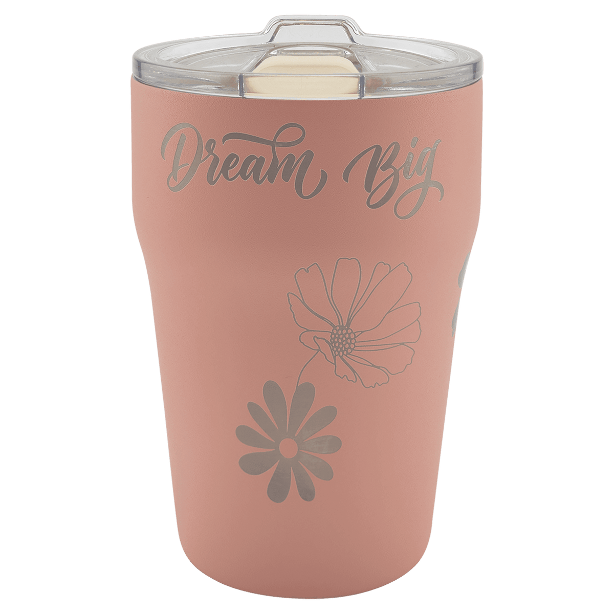 13 oz. Stackable Tumbler with Ceramic Liner and Slider Lid - Dusty Rose