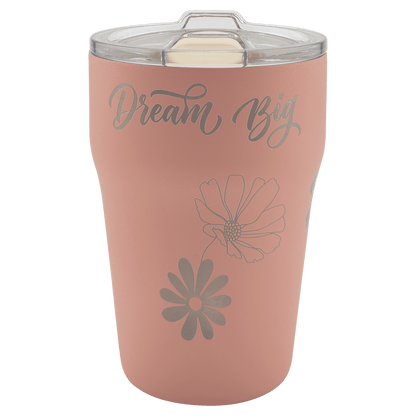 13 oz. Stackable Tumbler with Ceramic Liner and Slider Lid - Dusty Rose