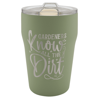 13 oz. Stackable Tumbler with Ceramic Liner and Slider Lid - Summer Sage