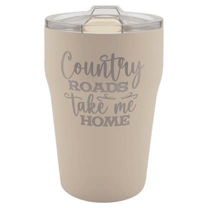 13 oz. Stackable Tumbler with Ceramic Liner and Slider Lid - Warm Sand