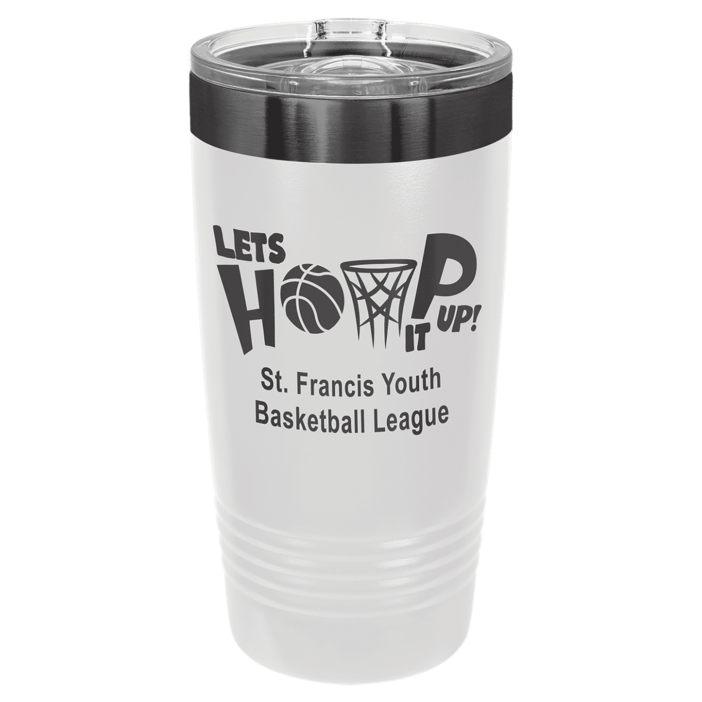 White/Ghost Black Polar Camel 20 oz. Ringneck Tumbler
