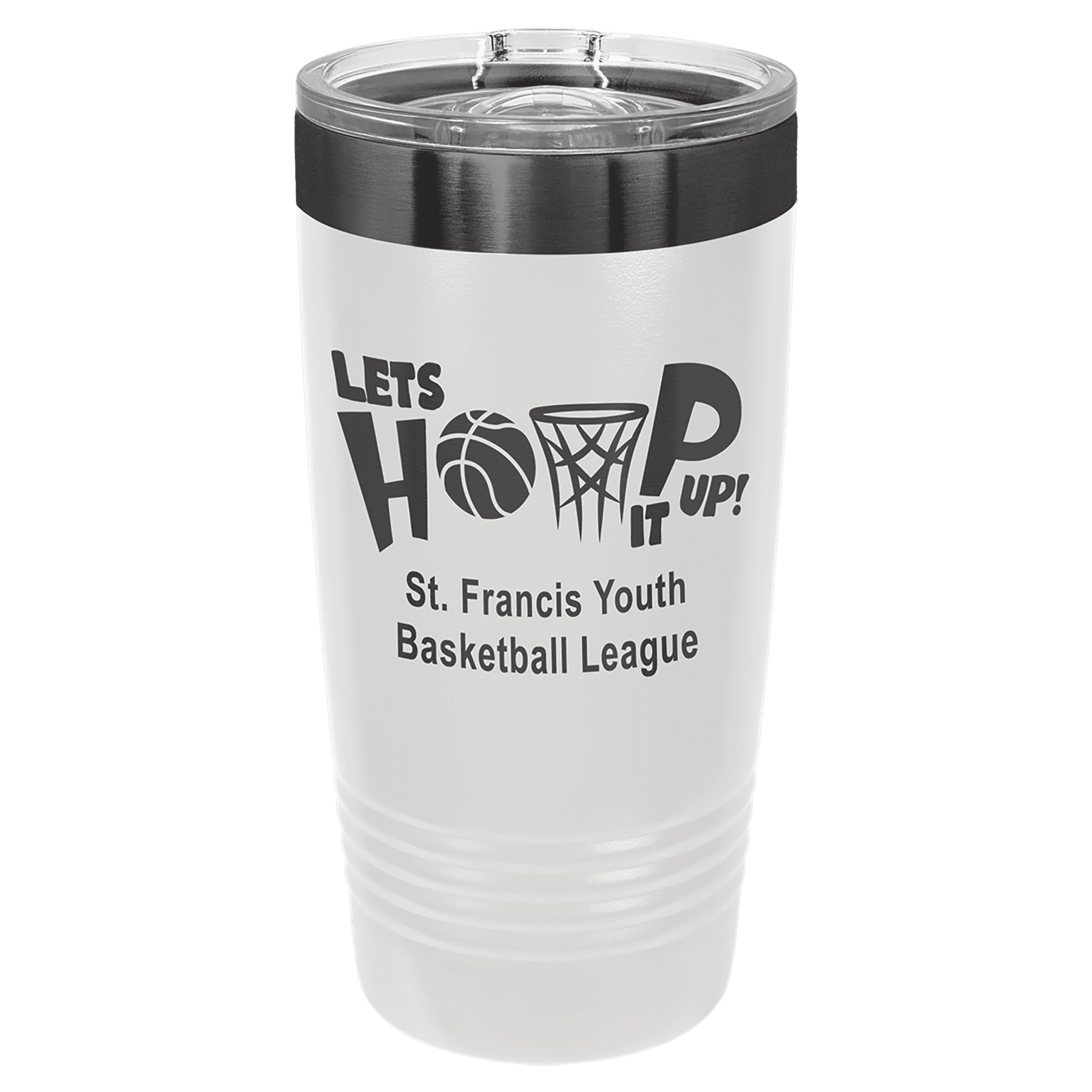 White/Ghost Black Polar Camel 20 oz. Ringneck Tumbler