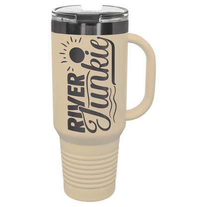 Black 5 Polar Camel 40 oz. Travel Mug with Handle & Straw