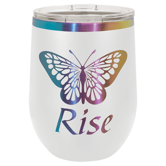 White Polar Camel 12 oz./Prism Stemless Wine Tumbler