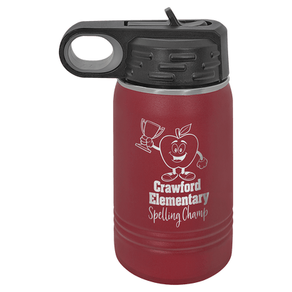 Maroon Polar Camel 12 oz. Water Bottle