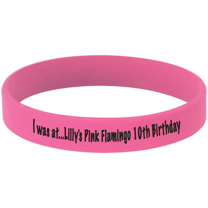 Pink/Black 3 3/4" Laserable Bracelet